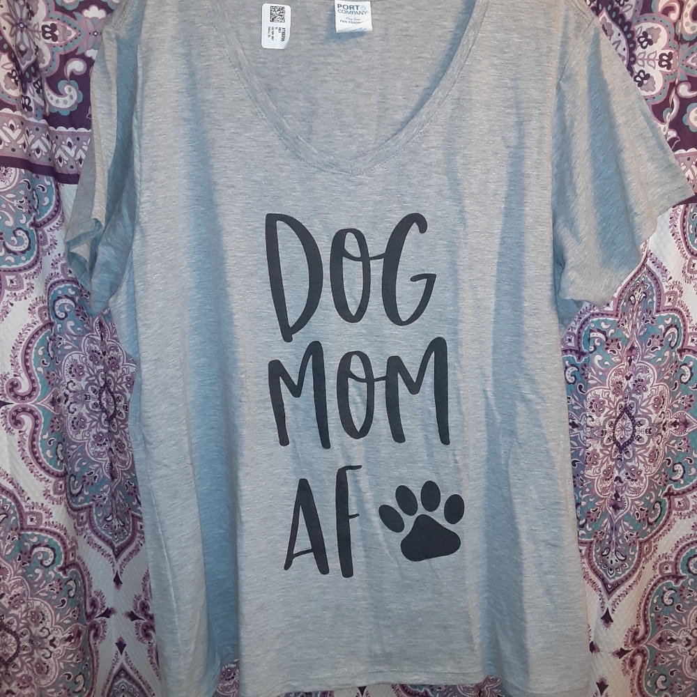 New Dog Mom AF T-Shirt - XXL